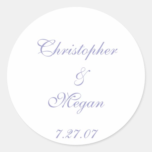 Etiketten Runder Aufkleber (Vorderseite)