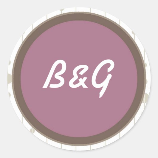 Etiketten Runder Aufkleber (Vorderseite)