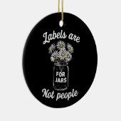 Etiketten sind für Glas nicht Menschen Blume Keramik Ornament (Rechts)