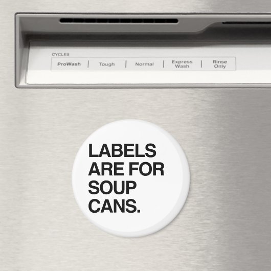 ETIKETTEN SIND FÜR SAUBERKANE MAGNET (In Situ (Geschirrspüler))