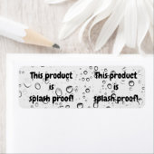 Etikettenaufkleber für Siegel (Insitu)