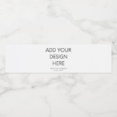 Etikettendruck für Wasserflaschen Wasserflaschenetikett (Einzelnes Label)