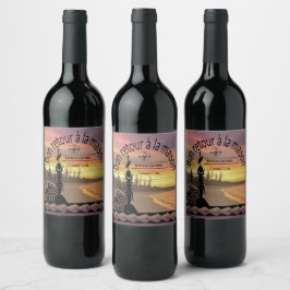 Etikettenpaket für Weinflaschen Weinetikett