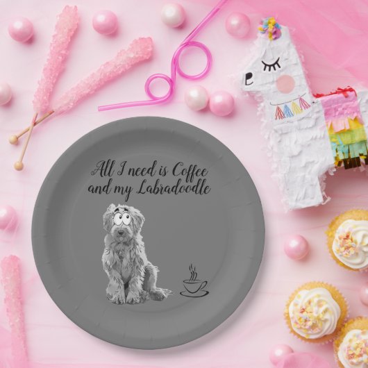 Etikettenpapierplatte Pappteller (Party)