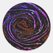 Etikettenrolle  runder aufkleber (Vorderseite)