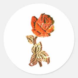 Etikettenrolle runder aufkleber