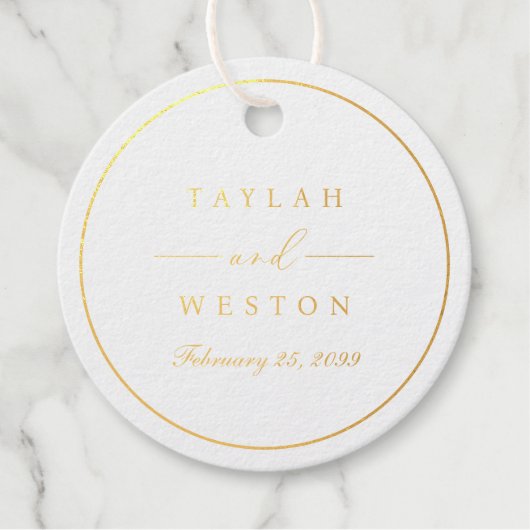 Etikettenschilder für Gastgeschenk Hochzeiten im F Geschenkanhänger (Vorderseite)