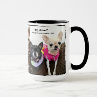 Etikettieren Sie einen Freund Tasse