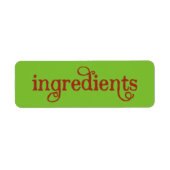 ETIKETTIERUNG (Vorne)