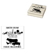 Etikettierung für kleine hausgemachte Feldeier Gummistempel (Stempel)