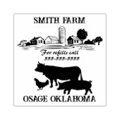 Etikettierung für kleine hausgemachte Feldeier Gummistempel (Prägung)