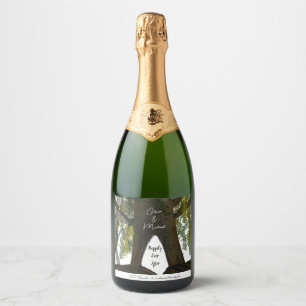 Etikettierung für Wein (8,9 cm x 10,2 cm) Schaumweinetikett