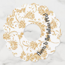 Etikettierung von Weinglas/Brautparty/Hochzeit