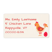 Etikettierungen für Hühner und Eier (Vorne)