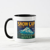EtikettMosier für die Apple-Kiste Snow Cap oder Tasse (Links)