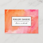 Etiqueta / Aquarell druckend Visitenkarte (Vorderseite)