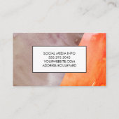 Etiqueta / Aquarellpaneele Ausdrucksstark Visitenkarte (Rückseite)