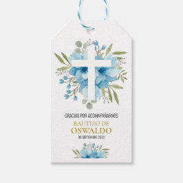 Etiqueta de agradecimiento para bautizo geschenkanhänger
