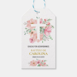 Etiqueta de agradecimiento para bautizo geschenkanhänger