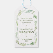 Etiqueta de agradecimiento para bautizo geschenkanhänger (Rückseite)