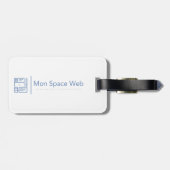 Etiqueta de Bagagem Mon Space Web Gepäckanhänger (Rückseite horizontal)