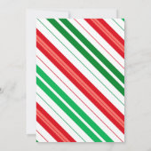 Etiqueta de envío de Papá Noel personalizable Einladung (Rückseite)