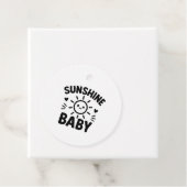 Etiqueta infantil con sol sonriente para regalos geschenkanhänger (Beispiel)