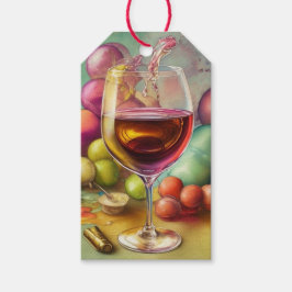 Etiqueta original para botella de vino geschenkanhänger
