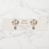 Etiqueta Para Botella De Agua Teddy Bear Baby Show Wasserflaschenetikett (Einzelnes Label)