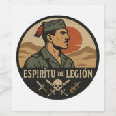 ETIQUETA PARA BOTELLA DE VINO WEINETIKETT (Einzelnes Label)