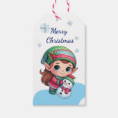 Etiqueta Para Regalo Duendecilla Navideña Geschenkanhänger (Vorderseite)