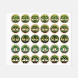 Etiquetas Celta Mágicas: Árbol de la Vida Personal Etiketten