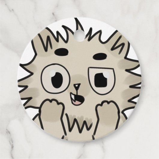 Etiquetas para lembrancinhas de gatinho geschenkanhänger (Vorderseite)