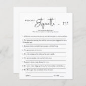 Etiquette 911 | Brautparty Game (Vorne/Hinten)