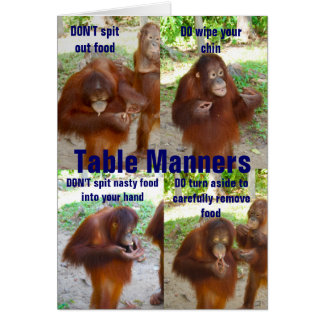 Etiquette and Mannes for Wildlife or People