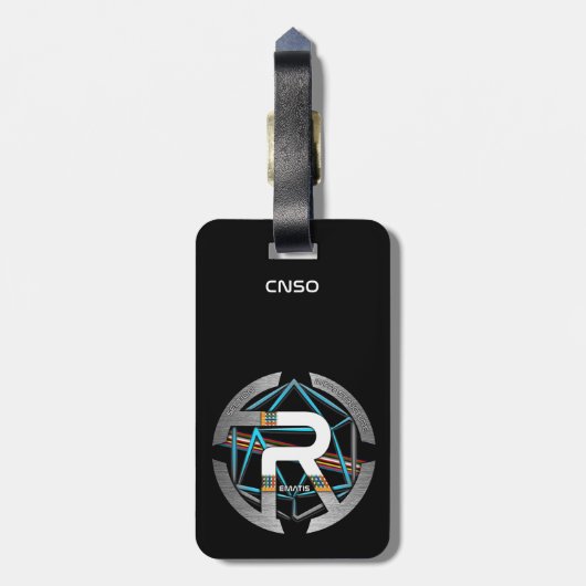 ETIQUETTE BAGAGE REMATIS 2025 GEPÄCKANHÄNGER (Rückseite vertikal)