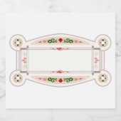 Etiquette rétro pour flacon alkoholflaschenetikett (Einzelnes Label)