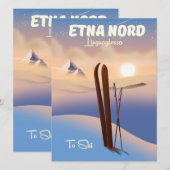 Etna Nord Linguaglossa Skiposter (Vorne/Hinten)