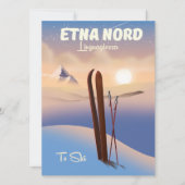 Etna Nord Linguaglossa Skiposter (Vorderseite)
