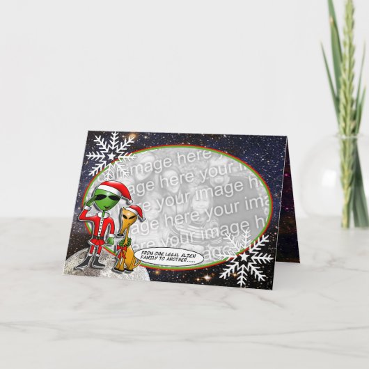 Eto Cosmic Weihnachtskarte Feiertagskarte (Vorderseite)