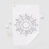 eto-Uhr Golfhandtuch (Insitu)