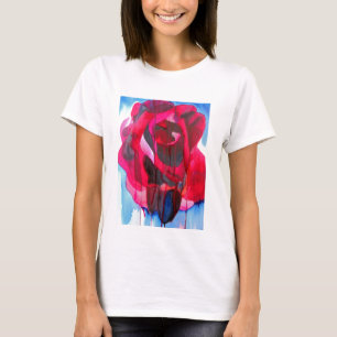 Etoile de Holland Moderne Rose Originale Kunst T-Shirt