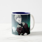 Étoile d'hiver zweifarbige tasse (VorderseiteRechts)