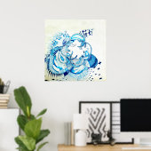 etoile filante poster (Heimbüro)