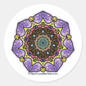 Etoile Mandala Sticker (Vorderseite)