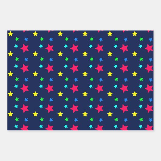 Étoiles Geschenkpapier Set (Vorderseite 2)