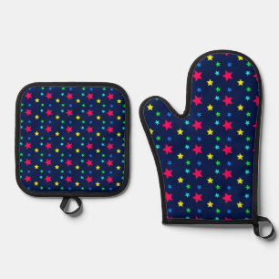 Étoiles Ofenhandschuh & Topflappen-Set