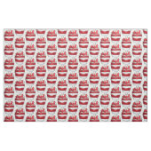 Eton Mess Strawberry Meringue UK British Dessert Stoff (Fat Quarter (45,7 x 55,9 cm))