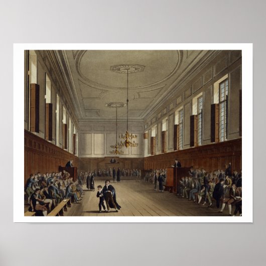 Eton School Room, aus "History of Eton Uni", Poster (Vorne)