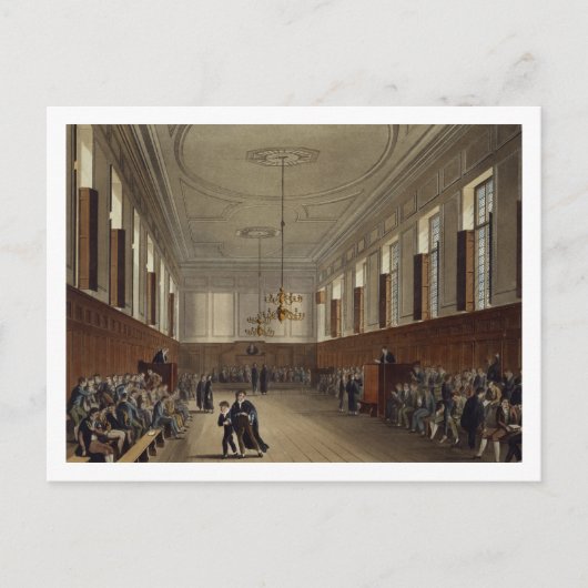 Eton School Room, aus "History of Eton Uni", Postkarte (Vorderseite)